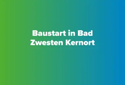 Baustart in Bad Zwesten Kernort