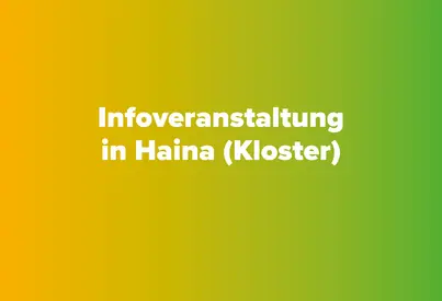 Infoabend in Haina (Kloster)